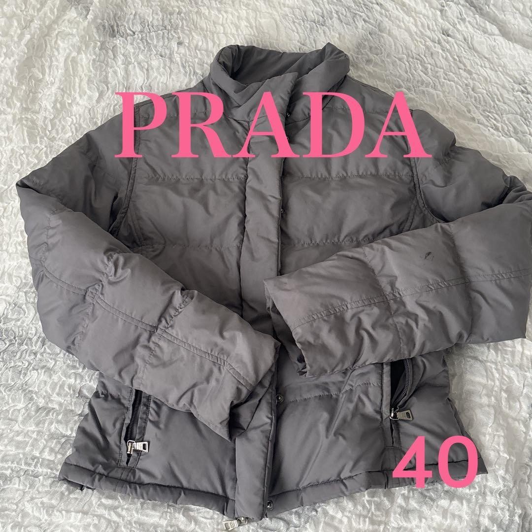 USED [AUTHENTIC] PRADA DOWN JACKET, SIZE 40, MEDI… - image 1
