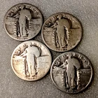 1926 1927 1928 1929 SILVER STANDING LIBERTY QUARTERS 25¢