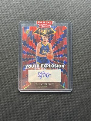 2024-24 Select Quinten Post Youth Explosion Auto Red Flash /99 #YE-QPT RC Sealed
