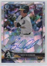 2018 Bowman Chrome Prospect Atomic Refractor /100 Greg Deichmann Auto 02d2