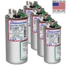 USA2222 20+5 uf/MFD 370-440 VAC Kondensator dwubiegowy AMRAD 50/60 Hz, partia-5