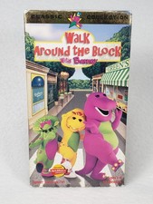 Walk Around the Block with Barney VHS 1999 Microsoft Activates Compatible 