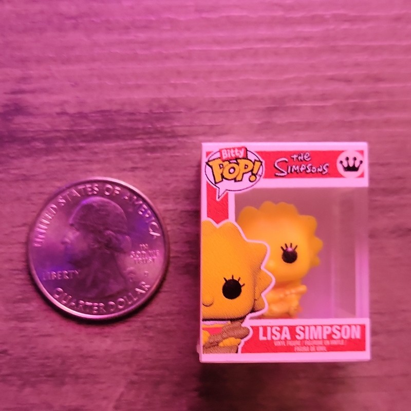Funko Bitty Pop! Lisa Simpson The Simpsons Mini Vinyl Figure Box #120