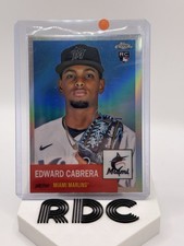 2022 Topps Chrome Platinum Anniversary - Edward Cabrera #345 Refractor (RC)