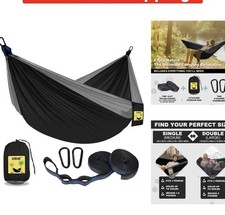 Versatile Outdoor Hammock with 500lbs Capacit...