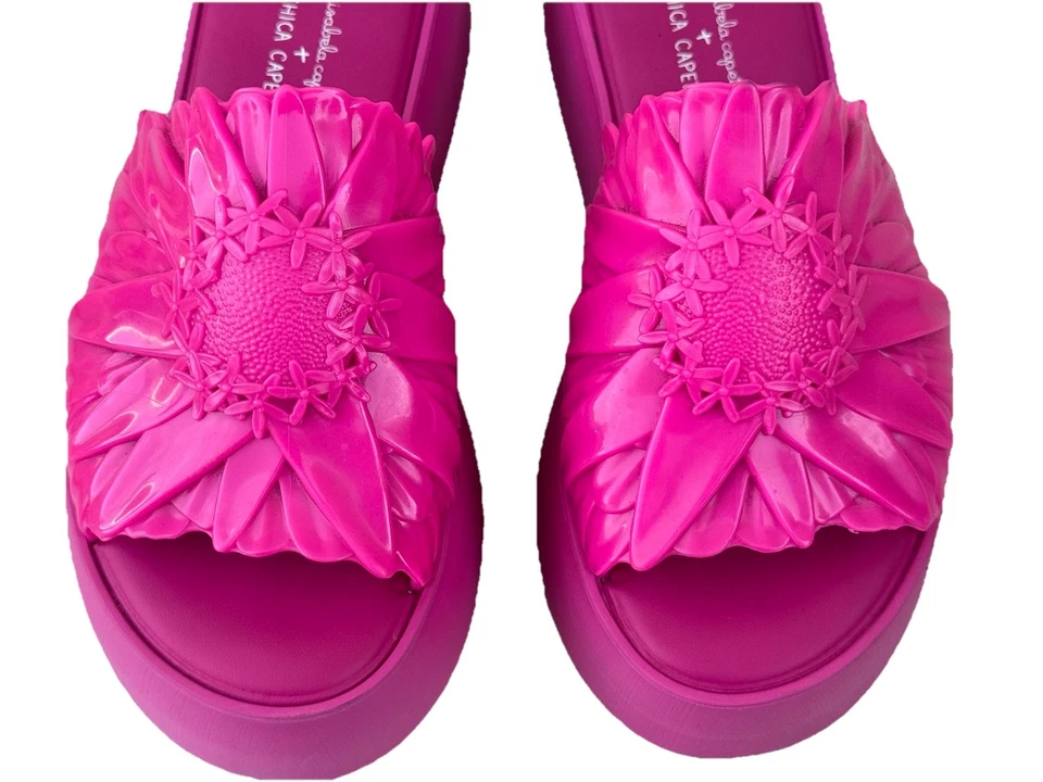 Sandalias de cuña Melissa x Isabela Capeto + Chica Capeto para mujer talla 8,5 rosa Foto 3 de 4