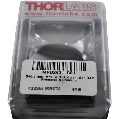 NEW Thorlabs MPD269-G01 90 Off Axis Parabolic Mirror Protected Aluminum 50 8mm