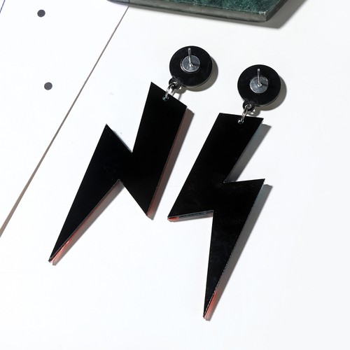 Übertriebene Punk Eardrop Zubehör Blitz Personal isierte Mode Ohrringe Frauen - Picture 6 of 8