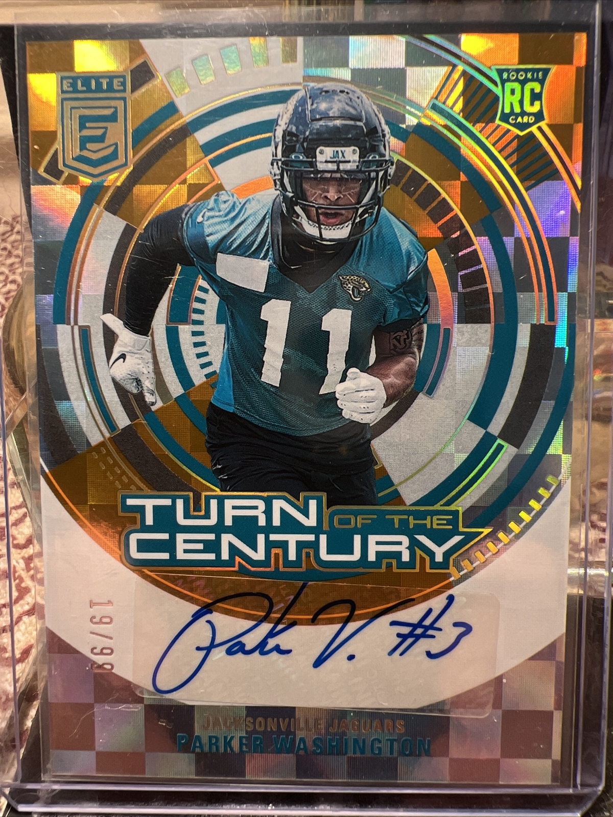 Parker Washington Panini Donruss Elite Turn of the Century Autograph #TCPWA Base