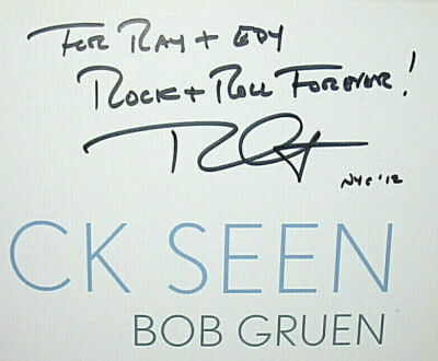 アート・デザイン・音楽 Bob gruen/rock seen SIGNED Bob Gruen Rock Seen Led Zeppelin Rolling Stones Sex Pistols