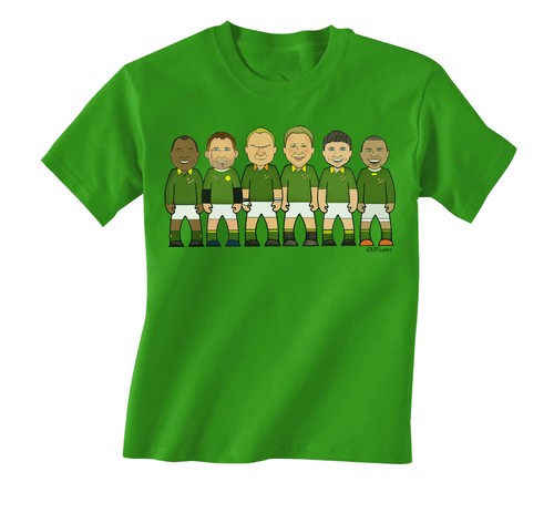 Camiseta VIPwees Niños ORGÁNICA Algodón Niños Niñas Leyendas de Rugby 6/Tri Naciones - Imagen 44 de 46