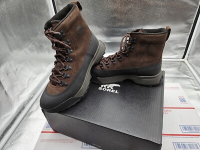 Sorel Scout 87  Pro Boot WP Tobacco/Black Size 9 New in Box (#N4-D4)
