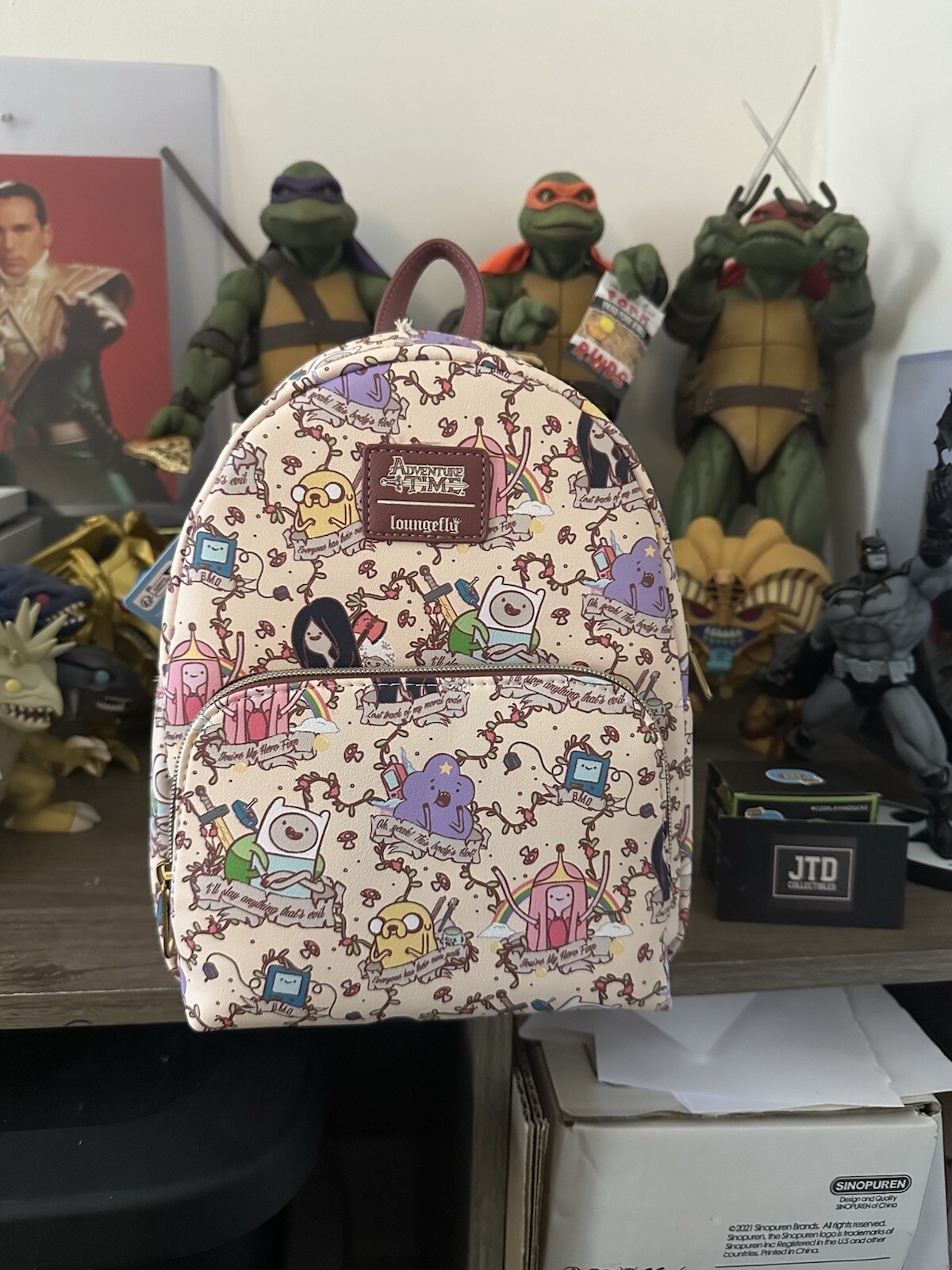 Loungefly Adventure Time Banner Mini Backpack