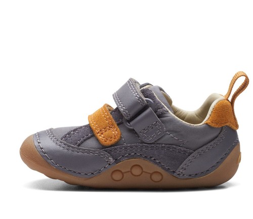JUNGEN CLARKS GRAU PRE WALKERS TINY FAWN - Bild 6 von 7