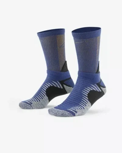 Nike Trail Running Crew Sock Wool CU7203-500 Mens 6-7.5 - Womens 7.5-9 1 Pair