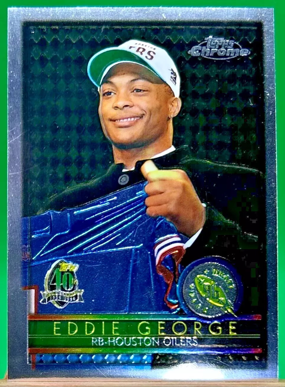 Eddie George trading card