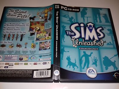 PC CD-ROM Game - THE SIMS UNLEASHED EXPANSION PACK, great simulation pack