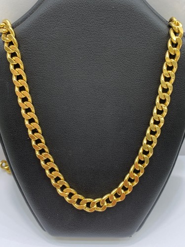 18ct 18k Yellow Gold Italian Curb Link 