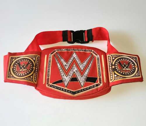 WWE Universal Championship Title Belt Red Fanny Pack WWE Slam Crate Loot Crate - Picture 7 of 9