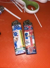 2 Scripto Pabst Blue Ribbon, Beer, ￼ Custom Collectible Lighter Great Vintage