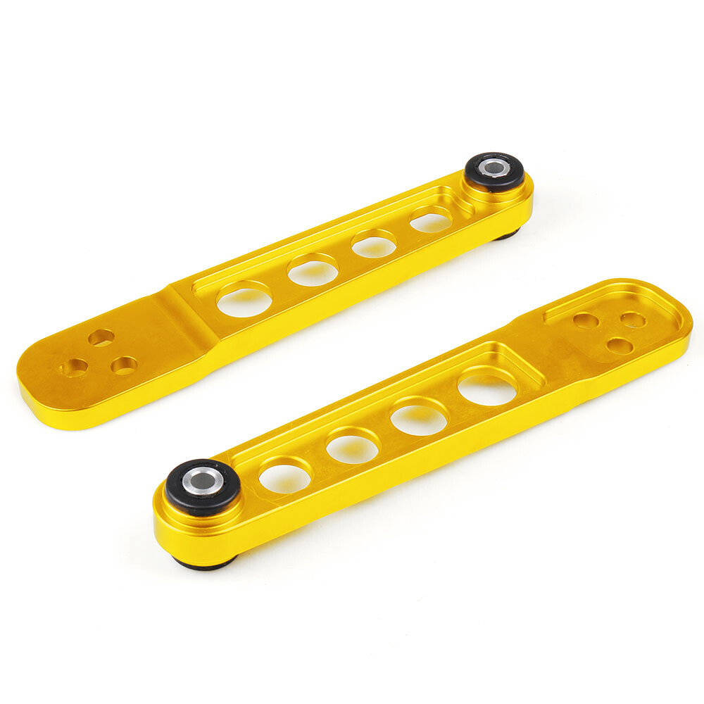 Gold Lower Control Arms Clear Fit for Honda 0105 Civic DX/LX/EX/SI EM