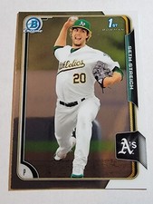 2015 Bowman Chrome Prospects Baseball #BCP96 Seth Streich Oakland Athletics