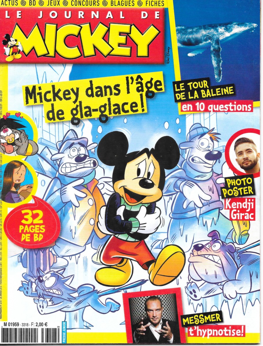 Le journal de Mickey 3318 - Janvier 2016 - BE | eBay