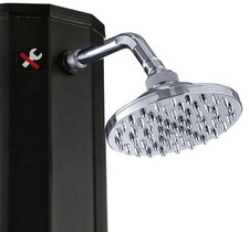 Duschkopf rund für Solardusche Kopfbrause Regendusche Brausekopf von Steinkirch`