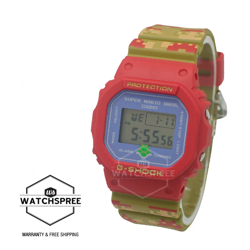Casio G Shock x SUPER MARIO BROTHERS Multicolour Resin Band Watch