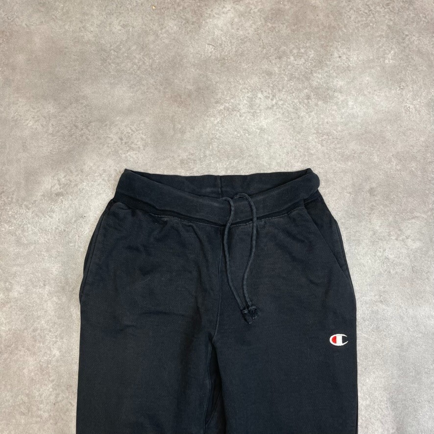 Champion Joggers Womens Reverse Weave Cotton Skinny Track Pants, Black Medium image 3