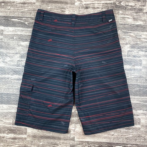 Vans Vanphibian Hybrid Cargo Board Walk Shorts Size 18 Swim Trunks Logo Print - Picture 3 of 4
