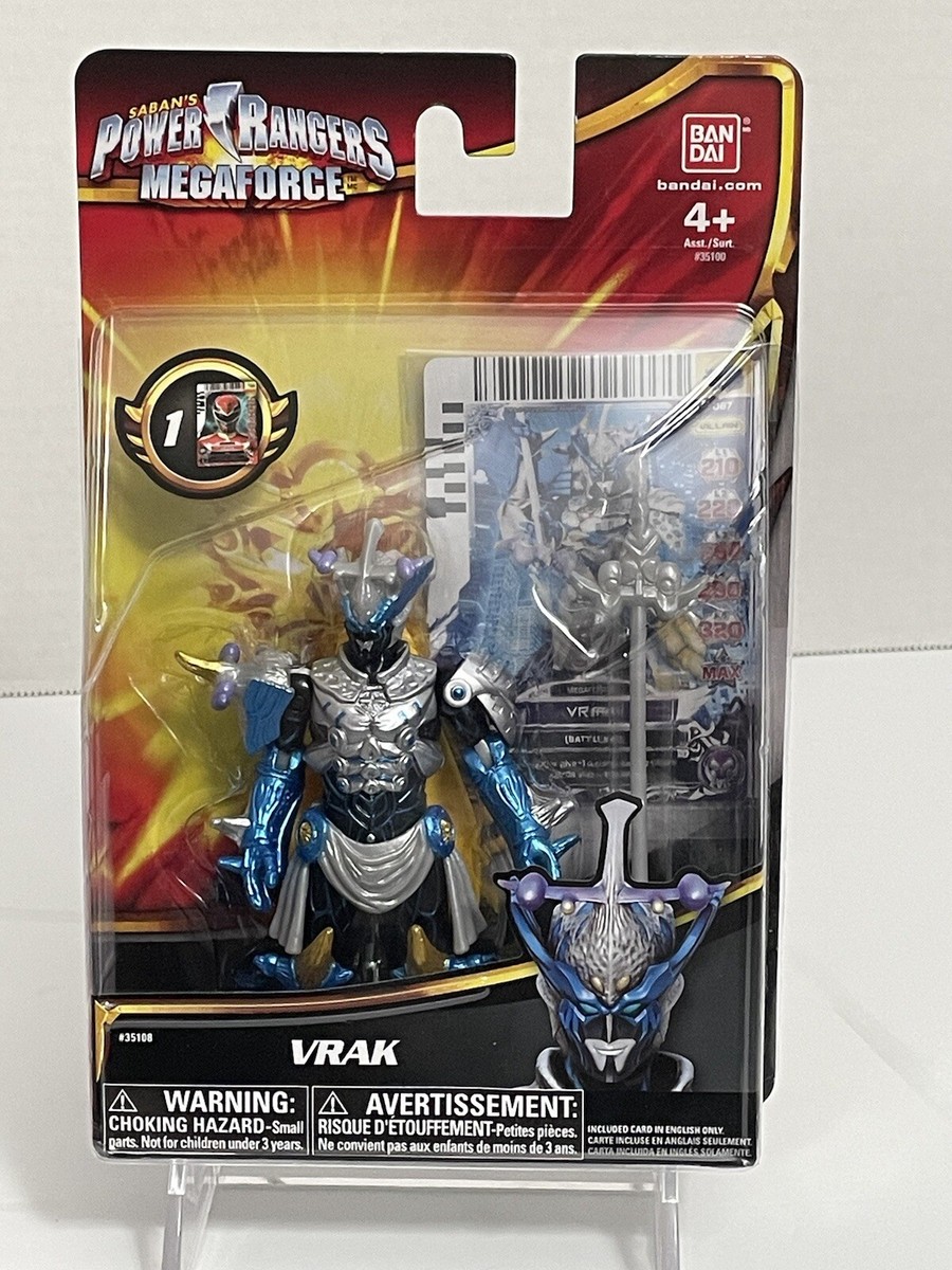 Power Rangers Megaforce Vrak Action Figure with Card 2013 Bandai
