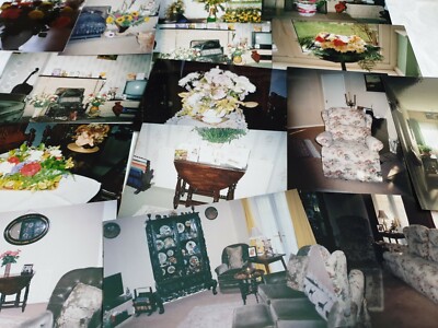 Vintage Fotografien Wohnraum England