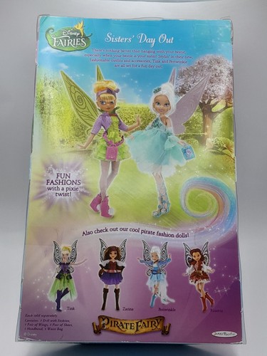 CLEARANCE  Disney Fairies Stylin' Tink Doll - In Box - 2014 Jakks Pacific + Bag - Picture 3 of 10