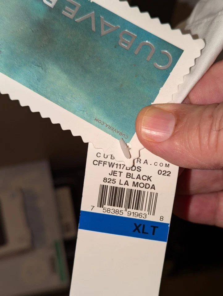 Camisa Cubavera Talla XLT Manga Larga Alta Con Bolsillos Bilaterales Nueva Con Etiquetas Foto 3 de 4