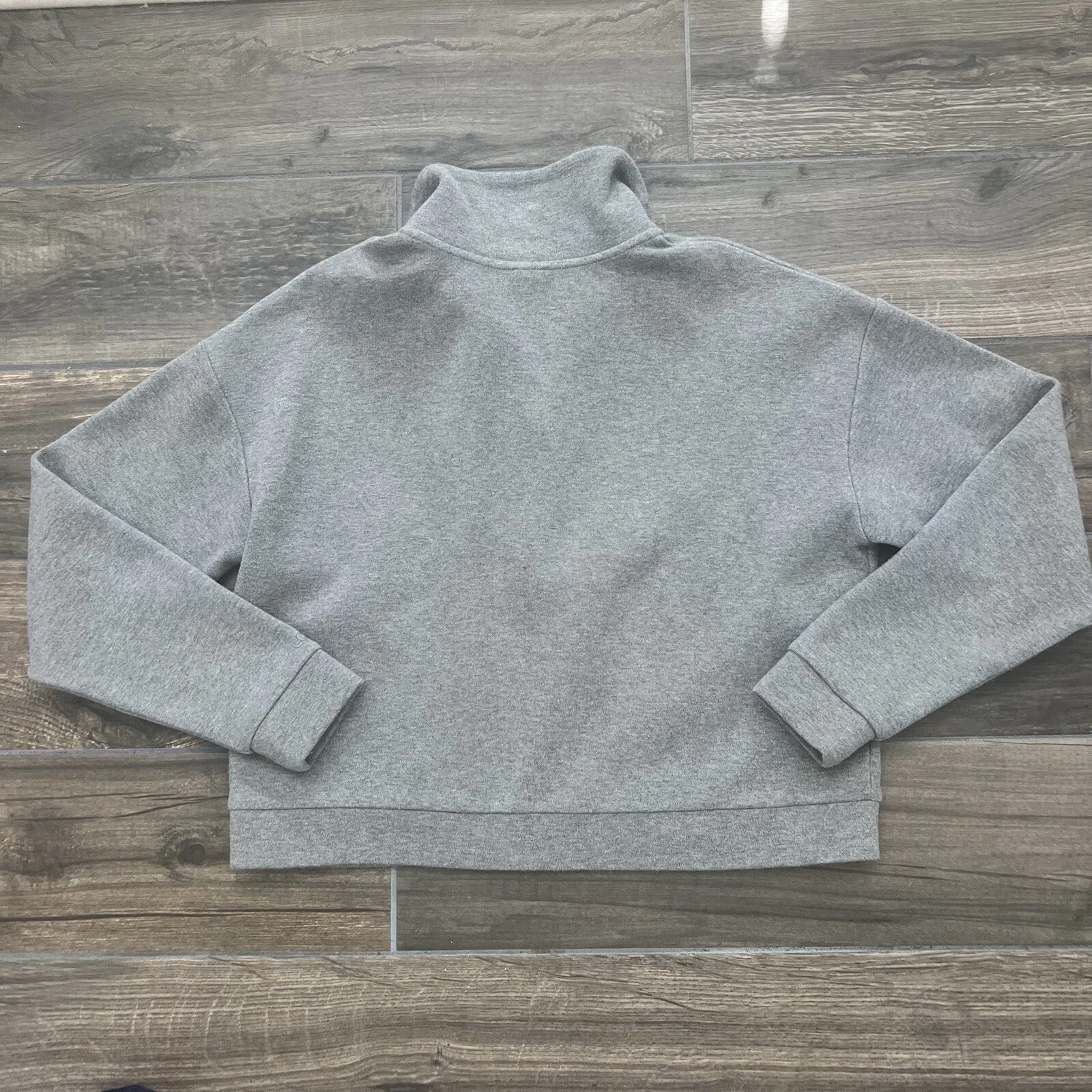 lole cropped 1/2 zip sweater