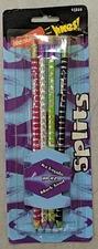 Yikes! Splits 4 No 2 Pencils Nickelodeon Vintage 1990's New Unopened
