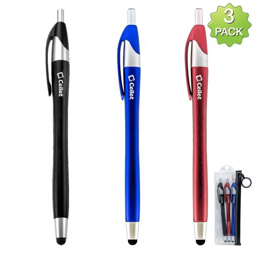 3er-Pack Universal Touchscreen Stylus + Tinte Kugelschreiber - Apple iPhone iPad Samsung - Bild 11 von 12