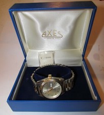 Orologio polso anni 70 AXES mai usato  NOS automatico 