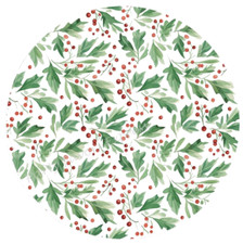 CHRISTMAS HOLLY PATTERN ENVELOPE SEALS LABELS STICKERS PARTY FAVORS