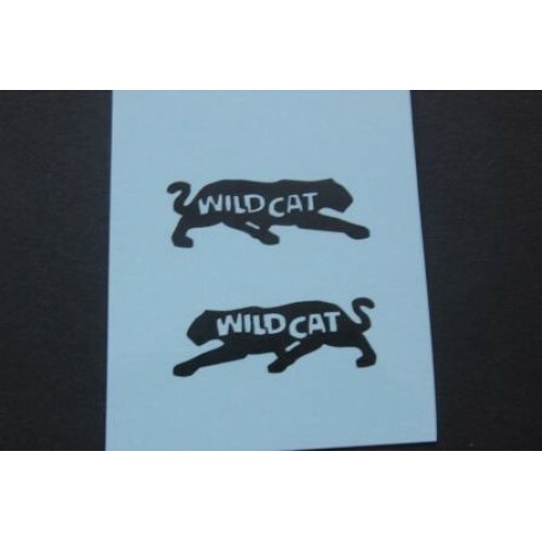 Matchbox Lesney 8f Wildcat Dragster Black Decal Transfer Water slide not Sticker - Picture 2 of 5