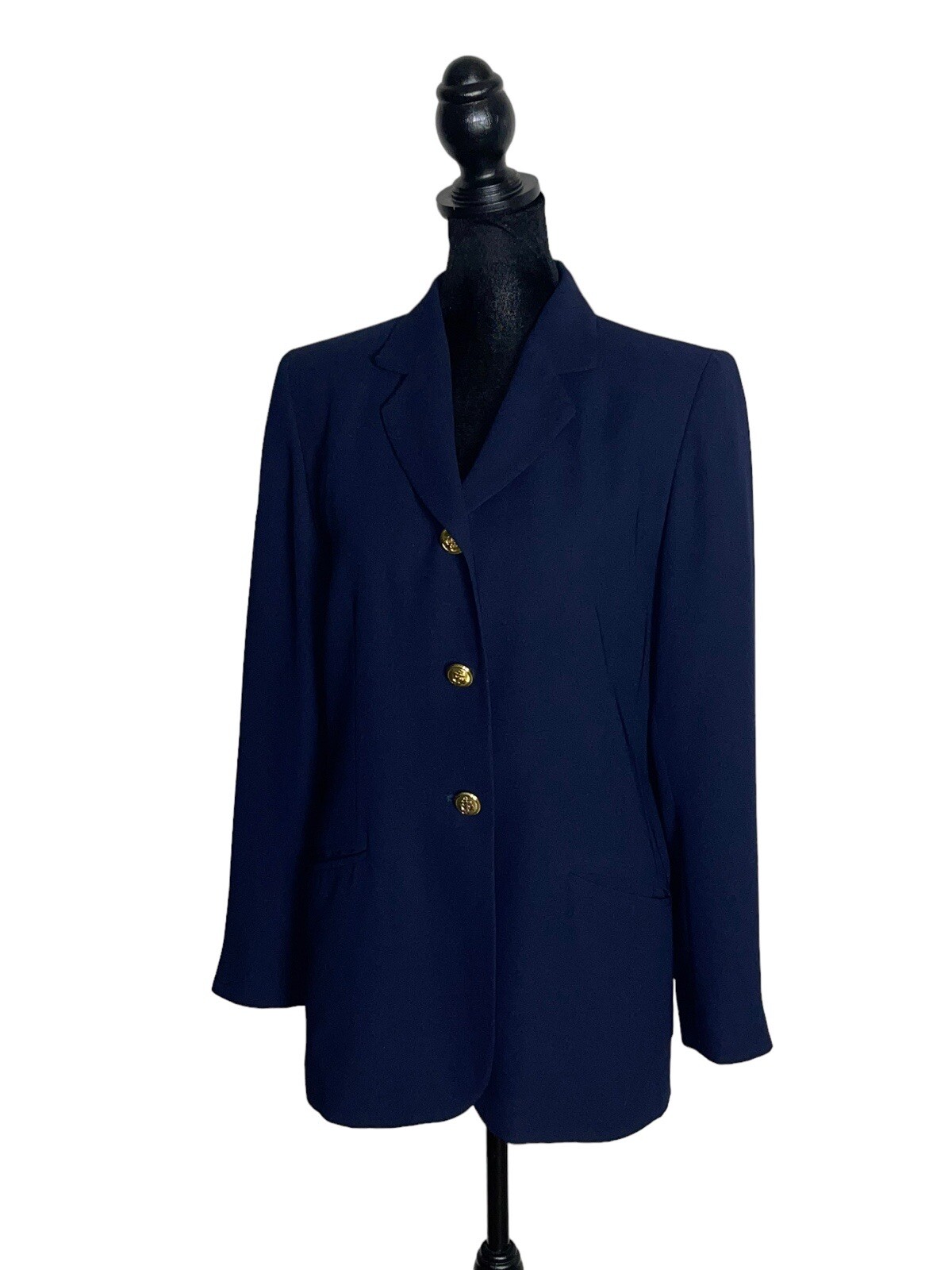 Pendleton 100% Polyester Womens 8 Navy Nautical A… - image 3
