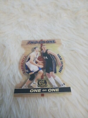 1998 Press Pass TWO ON ONE/ONE ON ONE Raef Lafrentz/Keith Van Horn #TO 2/12 RC