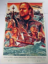 WATERWORLD SCREENPRINT BY TOM COUPLAND NOT MONDO PRIVATE COMMISSION