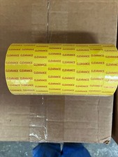 Monarch 1131 Price Gun Yellow Clearance Labels - 8 Rolls