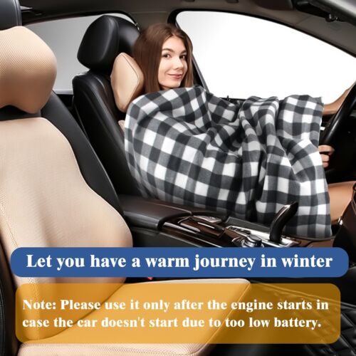 12V Electric Heating Blanket Car Cigarette Lighter Electric Grip Heating Blanket - Picture 7 of 15