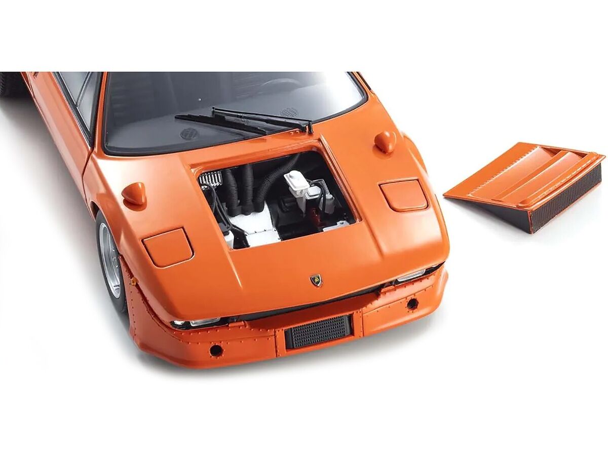 No.45 ミニカー1/18 KYOSHO Lamborghini Urraco LAMBORGHINI URRACO RALLY ORANGE 1/18 DIECAST MODLE CAR BY