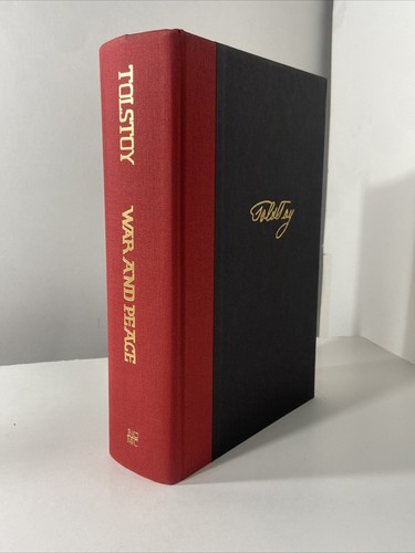 War and Peace by Leo Tolstoy (1985) - Vintage Hardcover Book Of The Month Club - Picture 3 of 3