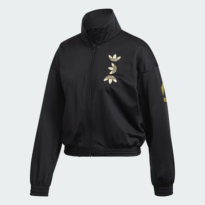 black and gold adidas track jacket