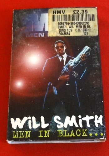 Will Smith Men In Black 1997 Cassette Single W/ Card Sleeve
